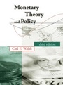 Cover: Monetary Theory and Policy - MIT Press