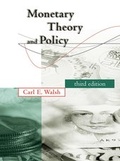 Cover: Monetary Theory and Policy - MIT Press
