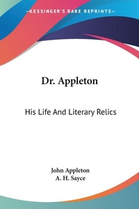 Abbildung von: Dr. Appleton - Kessinger Publishing
