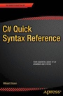 Cover: C# Quick Syntax Reference - APress