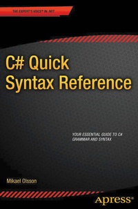 Enlarge image Cover: C# Quick Syntax Reference - APress