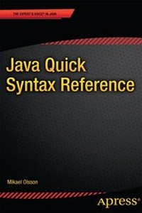 Enlarge image Cover: Java Quick Syntax Reference - Apress