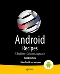 Cover: Android Recipes - APress