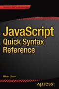 Cover: JavaScript Quick Syntax Reference - APress