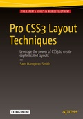 Cover: Pro CSS3 Layout Techniques - APress