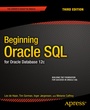 Cover: Beginning Oracle SQL - APress