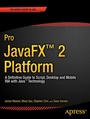 Cover: Pro JavaFX 2 - APress