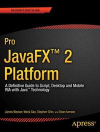 Enlarge image Cover: Pro JavaFX 2 - APress