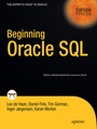 Cover: Beginning Oracle SQL - APress
