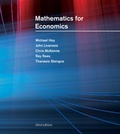 Cover: Mathematics for Economics - MIT Press