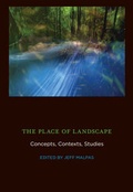 Cover: The Place of Landscape - MIT Press