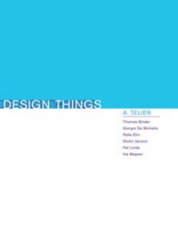 Enlarge image Cover: Design Things - MIT Press