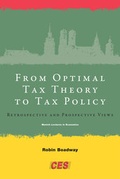 Cover: From Optimal Tax Theory to Tax Policy - MIT Press