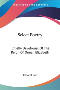 Abbildung von: Select Poetry - Kessinger Publishing