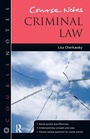 Cover: Course Notes: Criminal Law - Routledge