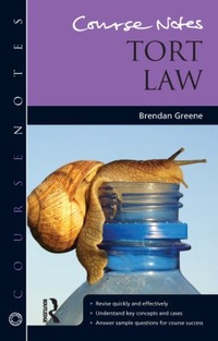 Enlarge image Cover: Course Notes: Tort Law - Routledge