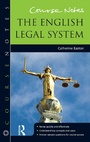 Cover: Course Notes: the English Legal System - Hodder Arnold