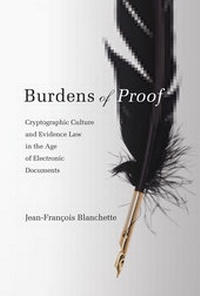 Enlarge image Cover: Burdens of Proof - MIT Press