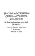 Cover: Teaching and Counseling Gifted and Talented Adolescents - Praeger Publishers Inc