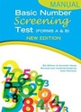 Cover: Basic Number Screening Test Manual - Hodder Education