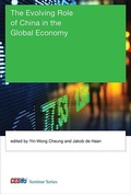 Cover: The Evolving Role of China in the Global Economy - MIT Press