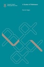 Cover: A Syntax of Substance - MIT Press