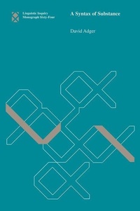 Enlarge image Cover: A Syntax of Substance - MIT Press