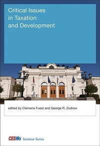 Enlarge image Cover: Critical Issues in Taxation and Development - MIT Press