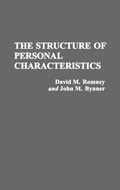 Cover: The Structure of Personal Characteristics - Praeger Publishers Inc