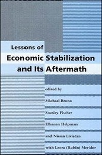 Enlarge image Cover: Lessons of Economic Stabilization and Its Aftermath - MIT Press