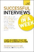 Cover: Job Interviews In A Week - TEACH YOURSELF