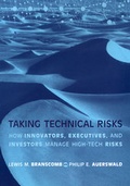 Cover: Taking Technical Risks - MIT Press