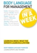 Cover: Body Language for Management in a Week: Teach Yourself - Teach Yourself Books