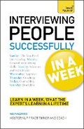 Cover: Interviewing People Successfully in a Week: Teach Yourself - TEACH YOURSELF