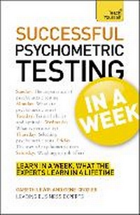 Enlarge image Cover: Psychometric Testing In A Week - TEACH YOURSELF