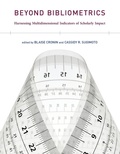 Cover: Beyond Bibliometrics - MIT Press