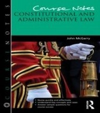 Enlarge image Cover: Course Notes: Constitutional and Administrative Law - Hodder Arnold