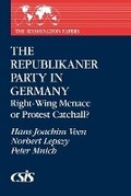 Cover: The Republikaner Party in Germany - Praeger Publishers Inc