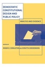 Cover: Democratic Constitutional Design and Public Policy - MIT Press