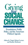 Cover: Giving for Social Change - Praeger Publishers Inc