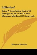 Cover: Lilliesleaf - Kessinger Publishing