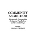 Cover: Community As Method - Praeger Publishers Inc