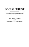 Cover: Social Trust - Praeger Publishers Inc