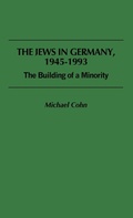 Cover: The Jews in Germany, 1945-1993 - Praeger Publishers Inc