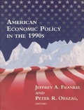 Cover: American Economic Policy in the 1990s - MIT Press