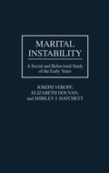 Cover: Marital Instability - Praeger Publishers Inc