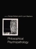 Cover: Philosophical Psychopathology - MIT Press