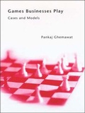 Cover: Games Businesses Play - MIT Press