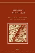 Cover: Heuristics and the Law - MIT Press
