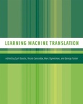 Cover: Learning Machine Translation - MIT Press